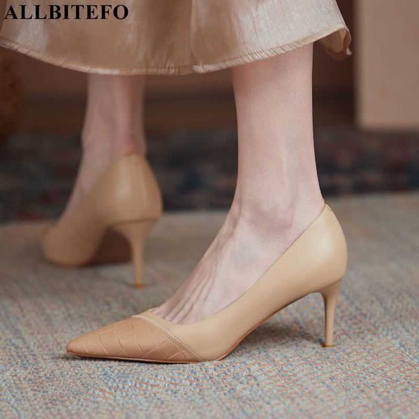 allbitefo pointed toe genuine leather women heels shoes cow leather street fashion high heel shoes high heels basic shoes 210611, Black
allbitefo pointed toe genuine leather women heels shoes cow leather street fashion high heel shoes high heels basic shoes 210611, Black
