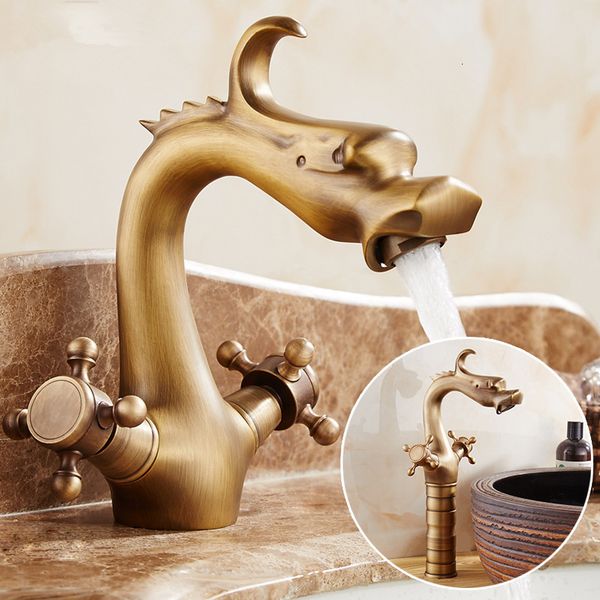bathroom sink faucets dragon carved basin antique bronze vessel dual handle mixer tap xjsa
bathroom sink faucets dragon carved basin antique bronze vessel dual handle mixer tap xjsa
