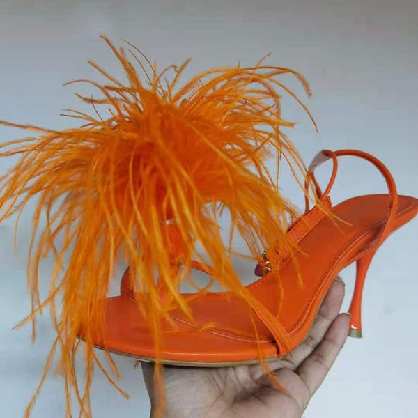 brand ostrich hair high heels gladiator sandals women flip flops summer party shoes women luxury feather sandals woman femmes sandales, Black
brand ostrich hair high heels gladiator sandals women flip flops summer party shoes women luxury feather sandals woman femmes sandales, Black