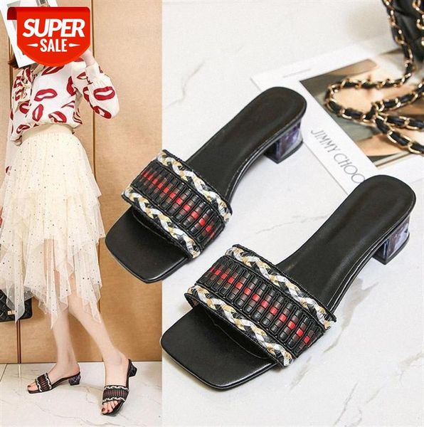 women's sandals and slippers, one-shaped thick heel, fashion color matching ribbon, european american large size 41-44 #813e, Black
women's sandals and slippers, one-shaped thick heel, fashion color matching ribbon, european american large size 41-44 #813e, Black