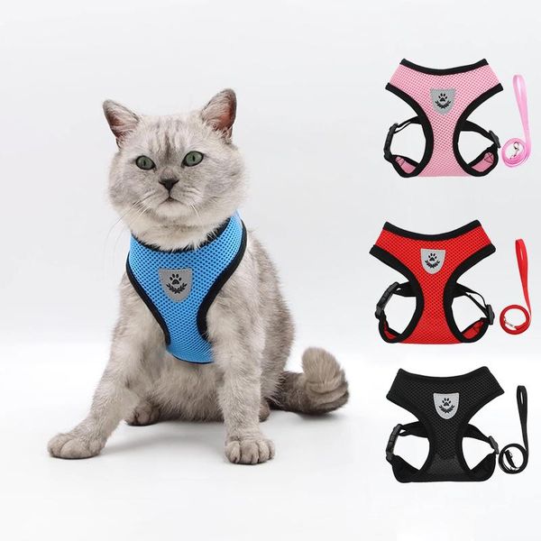 cat collars & leads breathable harness and leash escape proof pet clothes kitten puppy dogs vest adjustable easy control reflective
cat collars & leads breathable harness and leash escape proof pet clothes kitten puppy dogs vest adjustable easy control reflective