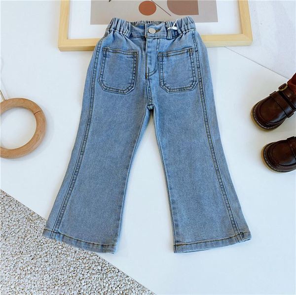 jeans long boot cut pants for kids 2021 spring autumn clothing elastic waist trousers children's flare casual girl's denim, Blue
jeans long boot cut pants for kids 2021 spring autumn clothing elastic waist trousers children's flare casual girl's denim, Blue