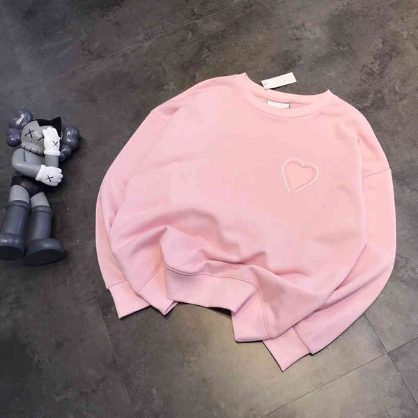 2022 factory wholesale new model pink love letter towel embroidered round neck sweater women's large loose casual fashion long sleeved, Black
2022 factory wholesale new model pink love letter towel embroidered round neck sweater women's large loose casual fashion long sleeved, Black