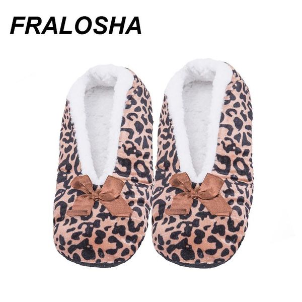 women leopard indoor shoes home non-slip floor slippers soft household warm plush, Black
women leopard indoor shoes home non-slip floor slippers soft household warm plush, Black