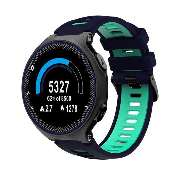 watch bands replacement steel buckle silicone strap for garmin- forerunner 735xt/220/230/235 x7jb, Black;brown
watch bands replacement steel buckle silicone strap for garmin- forerunner 735xt/220/230/235 x7jb, Black;brown