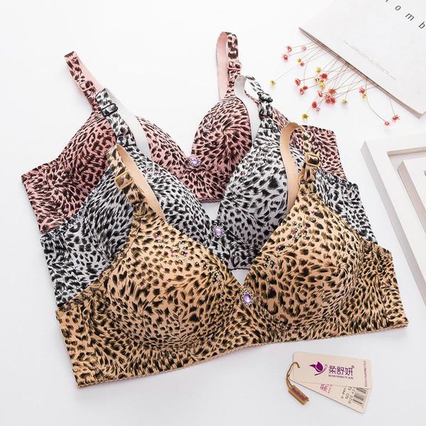women leopard print bras lingerie underwear no steel ring close bra intimates seamless plus size bralette sujetador brassie, Red;black
women leopard print bras lingerie underwear no steel ring close bra intimates seamless plus size bralette sujetador brassie, Red;black