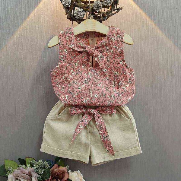 girls clothing sets 2022 summer cotton vest two-piece sleeveless children sets casual fashion girls clothes suit wholesale g220217, White
girls clothing sets 2022 summer cotton vest two-piece sleeveless children sets casual fashion girls clothes suit wholesale g220217, White