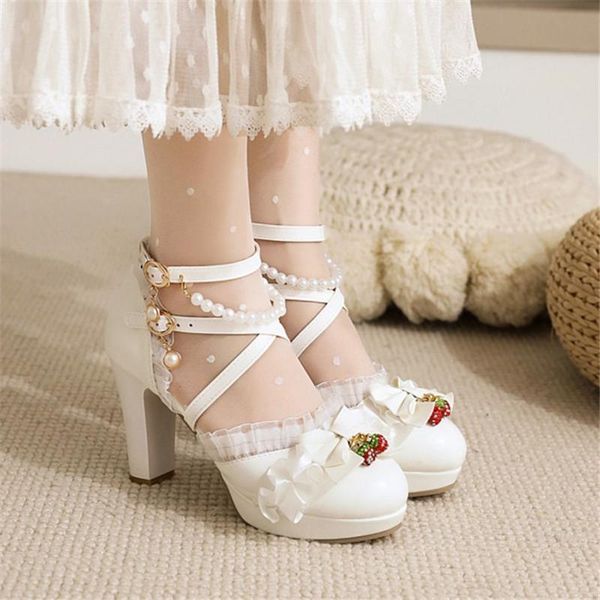 sandals pxelena large size 34-48 wedding shoes women white bride pink beige high heels string beads strawberry ruffles bow knot, Black
sandals pxelena large size 34-48 wedding shoes women white bride pink beige high heels string beads strawberry ruffles bow knot, Black