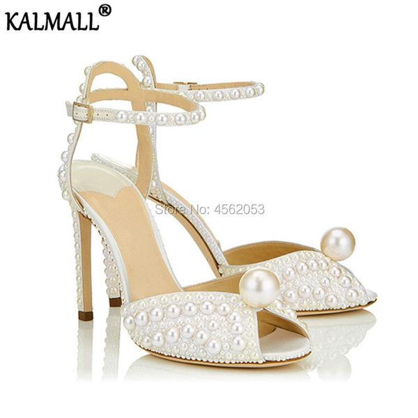 grade summer elegant dress wedding shoes peep toe ankle strap footwear woman luxury studded pearls high heel sandals, Black
grade summer elegant dress wedding shoes peep toe ankle strap footwear woman luxury studded pearls high heel sandals, Black