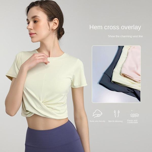 yoga outfit quick dry shirts women short sleeve cropped gym fitness breathable running workout sport t-shirts sports wear
yoga outfit quick dry shirts women short sleeve cropped gym fitness breathable running workout sport t-shirts sports wear