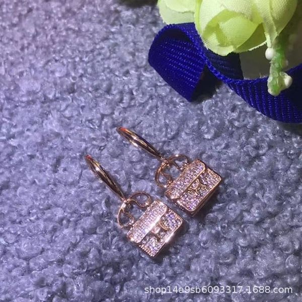 fashion versatile micro diamond bag earrings women's star rose gold earrings exclusive jewelry sale, Silver
fashion versatile micro diamond bag earrings women's star rose gold earrings exclusive jewelry sale, Silver