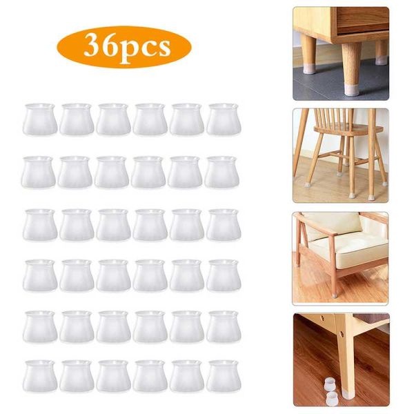 36pcs round silicone table chair feet cover floor protector furniture anti-scratch protective pad anti-slip leg caps covers 
36pcs round silicone table chair feet cover floor protector furniture anti-scratch protective pad anti-slip leg caps covers