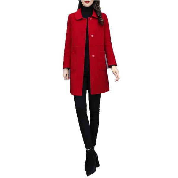 women's wool & blends red woolen coat women 2021 autumn winter plus size loose korean pink black fashion keep warm long jacket gh565
women's wool & blends red woolen coat women 2021 autumn winter plus size loose korean pink black fashion keep warm long jacket gh565