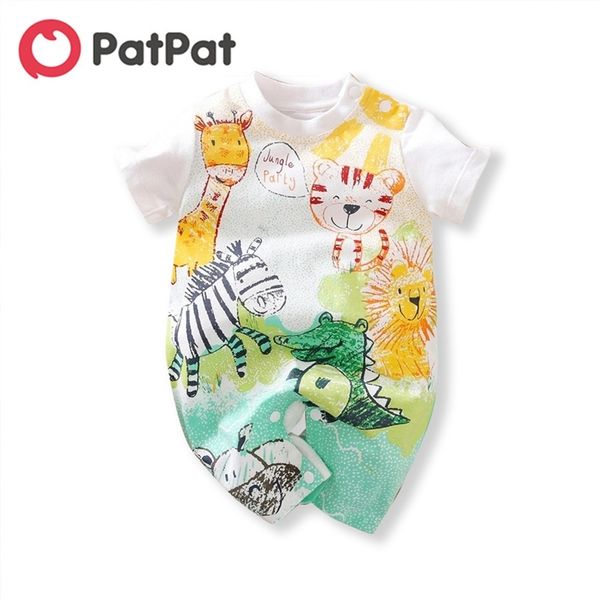 arrival summer and spring baby animal print bodysuit one pieces colorful boys girls clothes 210528, Blue
arrival summer and spring baby animal print bodysuit one pieces colorful boys girls clothes 210528, Blue