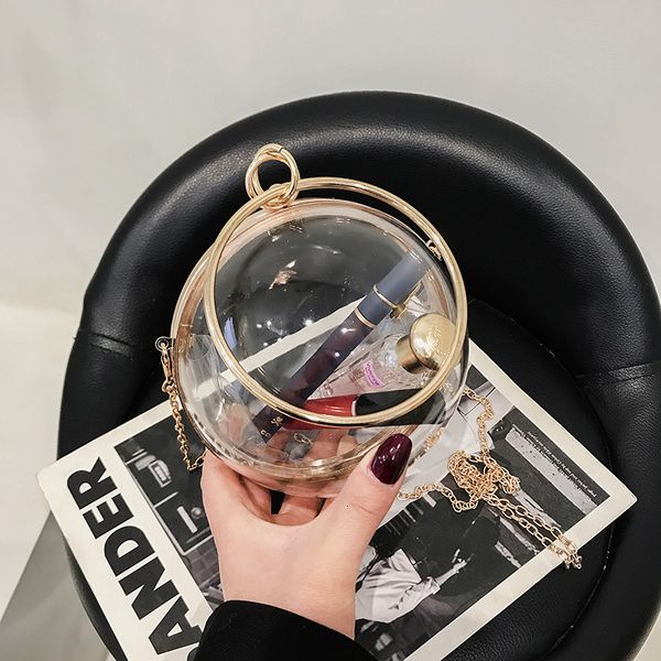 net red transparent women's 2021 popular versatile messenger chain acrylic ball dinner bag fashion
net red transparent women's 2021 popular versatile messenger chain acrylic ball dinner bag fashion