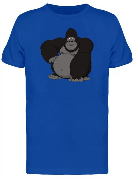happy cheerful gorilla tee men's -image by shutterstock, White;black 
happy cheerful gorilla tee men's -image by shutterstock, White;black