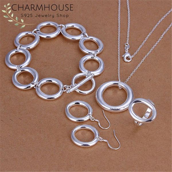 earrings & necklace charmhouse silver 925 jewelry sets for women o shape bracelet ring 4 pcs costume bijoux
earrings & necklace charmhouse silver 925 jewelry sets for women o shape bracelet ring 4 pcs costume bijoux