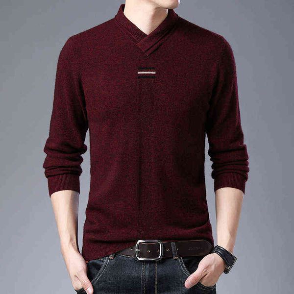 sweaters men's autumn winter warm round neck thickened wool knitted bottomed sweater middle-aged and young men's wear, White;black
sweaters men's autumn winter warm round neck thickened wool knitted bottomed sweater middle-aged and young men's wear, White;black