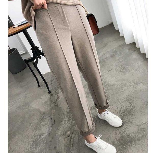 hlbcbg winter thicken women pencil pants plus size wool pants female autumn high waist loose trousers capris good fabric 211105, Black;white
hlbcbg winter thicken women pencil pants plus size wool pants female autumn high waist loose trousers capris good fabric 211105, Black;white