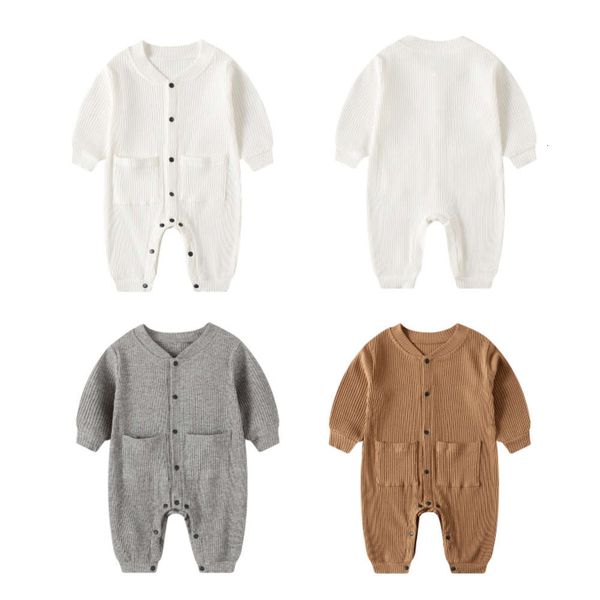 baby spring and autumn long sleeve one-piece clothes baby one year old summer thin pit strip cotton men's women's ha, White
baby spring and autumn long sleeve one-piece clothes baby one year old summer thin pit strip cotton men's women's ha, White