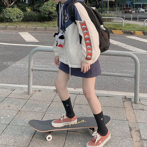 women's jackets kawaii women's sunscreen jacket, korean summer, spring and autumn coat, casual coat with seams, lovely panda patte, Black;brown
women's jackets kawaii women's sunscreen jacket, korean summer, spring and autumn coat, casual coat with seams, lovely panda patte, Black;brown