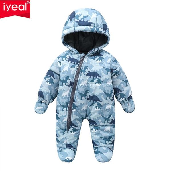 winter overalls for borns rompers baby girl clothes print dinosaurs hooded thick warm infant jumpsuit toddler outerwear jumpsuits, Blue 
winter overalls for borns rompers baby girl clothes print dinosaurs hooded thick warm infant jumpsuit toddler outerwear jumpsuits, Blue