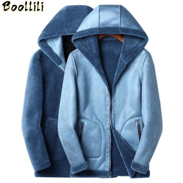 men's leather & faux boollili real fur coat men 2021 autumn winter double-sided wear jacket male hooded sheep chaqueta cuero hombre, Black
men's leather & faux boollili real fur coat men 2021 autumn winter double-sided wear jacket male hooded sheep chaqueta cuero hombre, Black