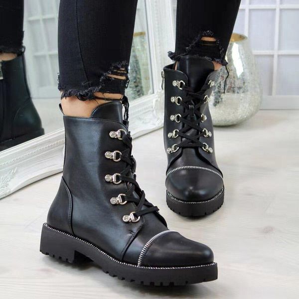 boots fashion women's shoes 2021 womens round toe european short large size 43 botas de invierno para mujer, Black
boots fashion women's shoes 2021 womens round toe european short large size 43 botas de invierno para mujer, Black