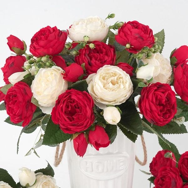 bouquet 5 heads artificial peony tea rose camellia silk flower for diy home garden wedding flores flowers decoration decorative & wreaths
bouquet 5 heads artificial peony tea rose camellia silk flower for diy home garden wedding flores flowers decoration decorative & wreaths