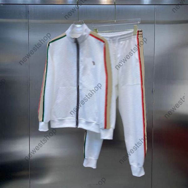 2023 designer tracksuit mens embroidery letter print tracksuits cooperative version classic sets luxury womens zipper stripe running suits, Gray
2023 designer tracksuit mens embroidery letter print tracksuits cooperative version classic sets luxury womens zipper stripe running suits, Gray