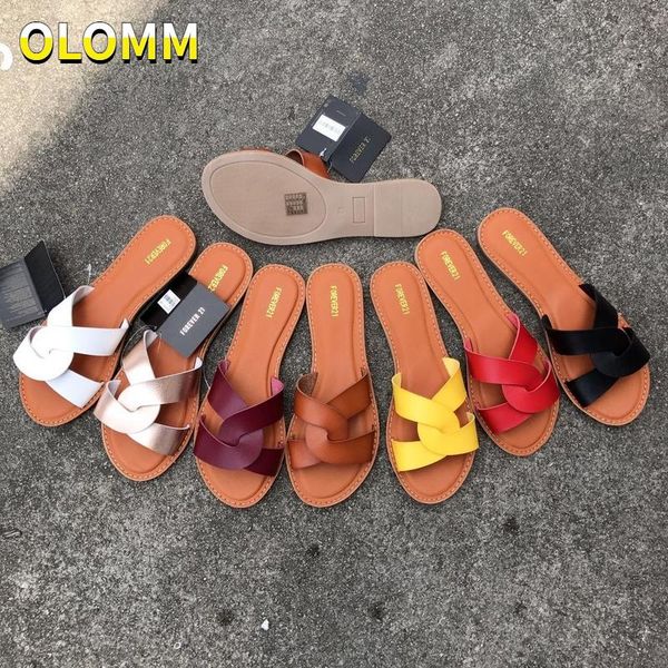 slippers olomm ladies brand summer open-toed super thousand leather interlocking flat casual shoes beach women sandals2021, Black
slippers olomm ladies brand summer open-toed super thousand leather interlocking flat casual shoes beach women sandals2021, Black