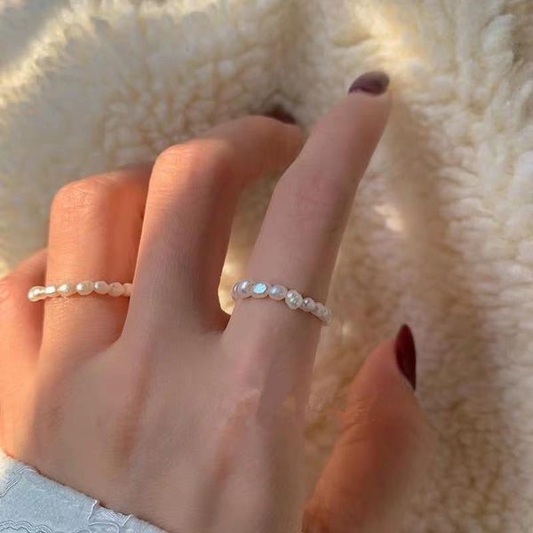 cluster rings vintage party ring real freshwater pearl 3-4mm size white rice shape cocktail jewelry accessories ins daily, Golden;silver
cluster rings vintage party ring real freshwater pearl 3-4mm size white rice shape cocktail jewelry accessories ins daily, Golden;silver