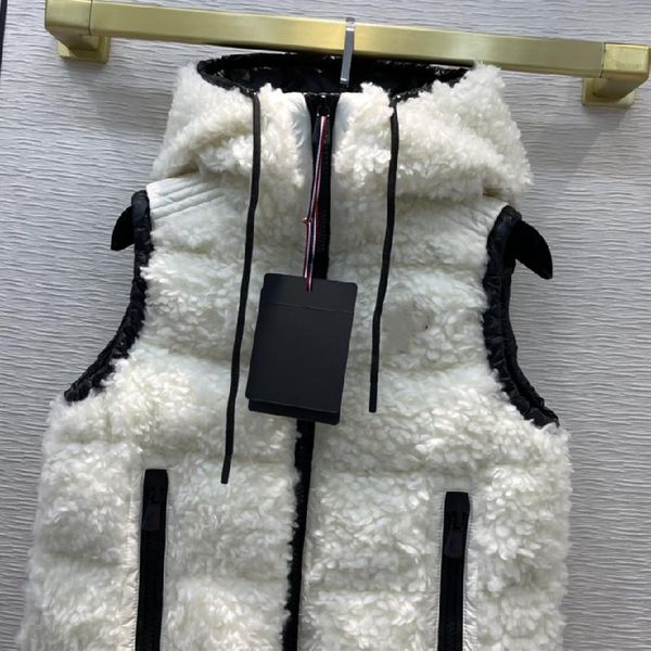 women's vests fur women clothes mixed color hooded winter female thickening vest zipper warm jackets drawstring veste en cuir sans manc, Black;white
women's vests fur women clothes mixed color hooded winter female thickening vest zipper warm jackets drawstring veste en cuir sans manc, Black;white