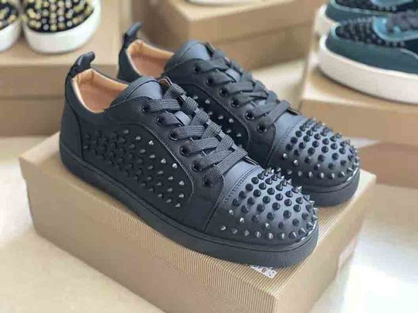 luxury lowspiked sneakers men's shoes red bottom sneaker paris redsoles studded trainers full rivets shoe mens junior skate walking, Black
luxury lowspiked sneakers men's shoes red bottom sneaker paris redsoles studded trainers full rivets shoe mens junior skate walking, Black