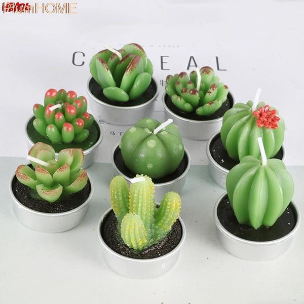 6pcs artificial succulent plants cactus candle for party wedding site decoration accessoires candles
6pcs artificial succulent plants cactus candle for party wedding site decoration accessoires candles