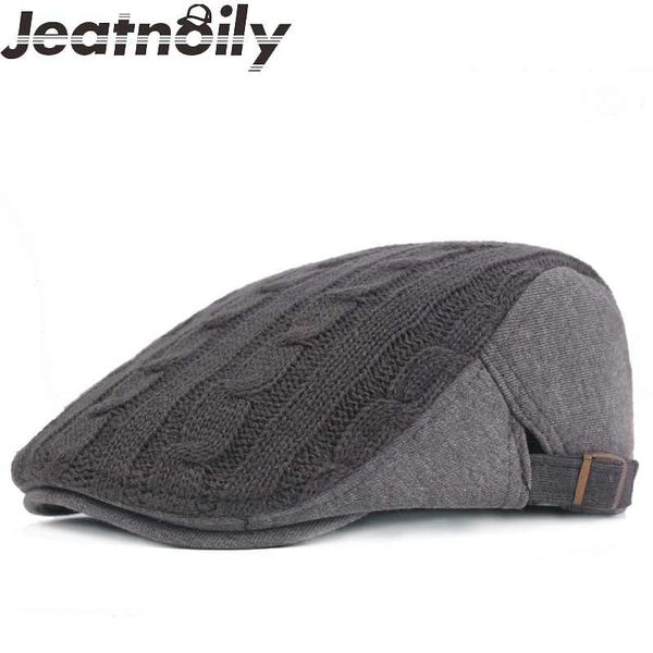 berets 2021 winter knitting england style beret hats for men or women retro cap z-xjbl050, Blue;gray
berets 2021 winter knitting england style beret hats for men or women retro cap z-xjbl050, Blue;gray