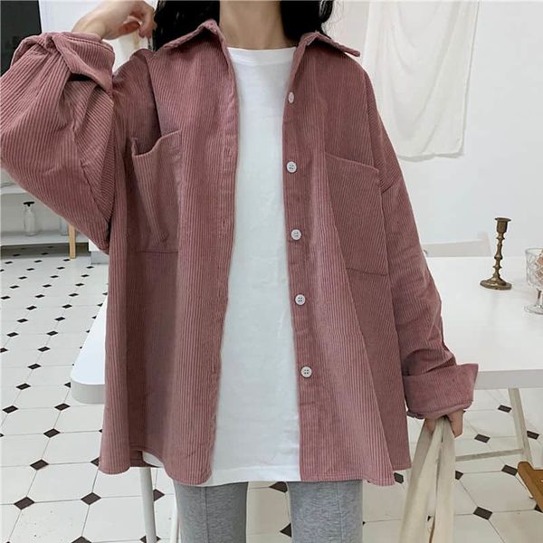 women's jackets velvet shirt long sleeve spring female students'harajuku loose jacket in simple korean fashion 7ao6, Black;brown
women's jackets velvet shirt long sleeve spring female students'harajuku loose jacket in simple korean fashion 7ao6, Black;brown