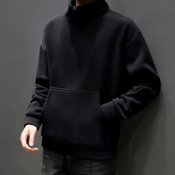 men's hoodies & sweatshirts sweater casual jacket 2021 autumn and winter solid color fashion stand-up collar sports trendy men sudadera, Black
men's hoodies & sweatshirts sweater casual jacket 2021 autumn and winter solid color fashion stand-up collar sports trendy men sudadera, Black