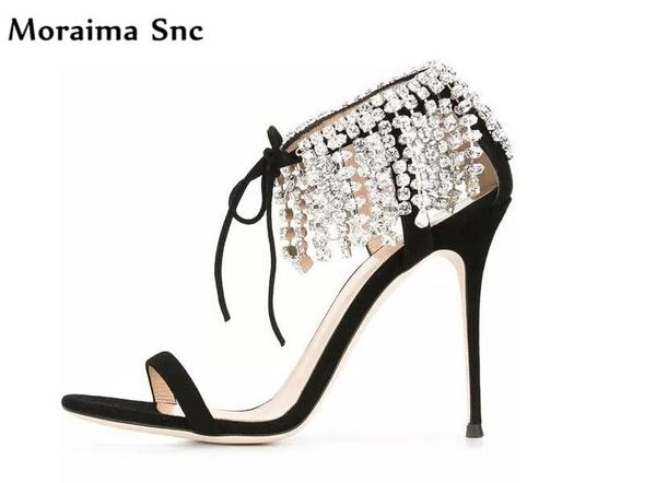 moraima snc s 2021 crystal fringes decoration vintage velvet butterfly-knot peep toe high heels female shoes sandals, Black
moraima snc s 2021 crystal fringes decoration vintage velvet butterfly-knot peep toe high heels female shoes sandals, Black