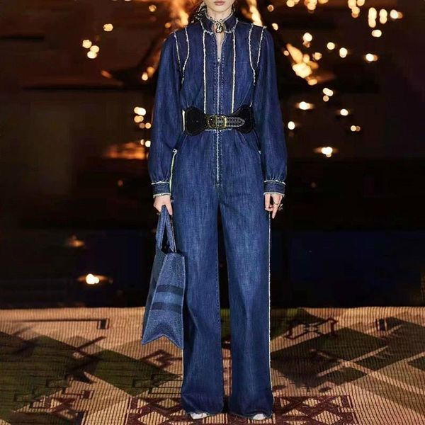 women's pants & capris 2021 spring turn-down collar full sleeves lantern styles striped zippers high waist length jumpsuit v126, Black;white
women's pants & capris 2021 spring turn-down collar full sleeves lantern styles striped zippers high waist length jumpsuit v126, Black;white