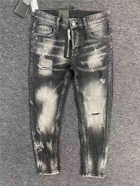 women's jeans womens designer fashion brand gray ripped female slim pants straight tube waist pure cotton snowflake wash worn personali, Blue
women's jeans womens designer fashion brand gray ripped female slim pants straight tube waist pure cotton snowflake wash worn personali, Blue