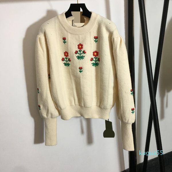 811 2021 autumn brand same style sweater pullover prom sweater regular long sleeve embroidery crew neck sweater, White;black
811 2021 autumn brand same style sweater pullover prom sweater regular long sleeve embroidery crew neck sweater, White;black