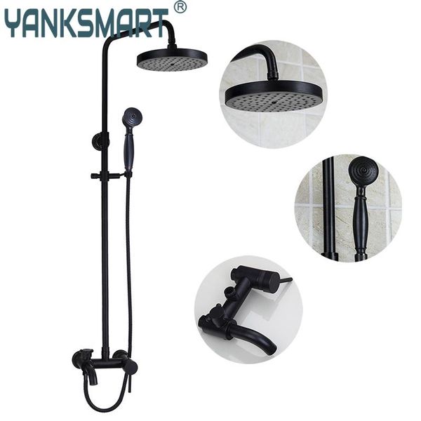 yanksmart bathroom double functions shower faucet rainfall set 52023 oil rubbed bronze 7.8 inch head sets
yanksmart bathroom double functions shower faucet rainfall set 52023 oil rubbed bronze 7.8 inch head sets