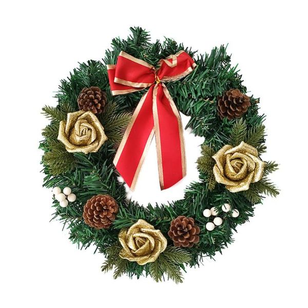 decorative flowers & wreaths classic christmas advent wreath artificial pine with shatterproof ball ribbon for xmas decor
decorative flowers & wreaths classic christmas advent wreath artificial pine with shatterproof ball ribbon for xmas decor