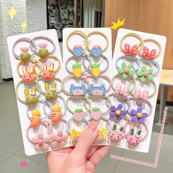 10 pgs/set cute new cartoon girls little scrunchie lovely rubber bands horse tail holder bandana fashion accessories for hair, Pink
10 pgs/set cute new cartoon girls little scrunchie lovely rubber bands horse tail holder bandana fashion accessories for hair, Pink