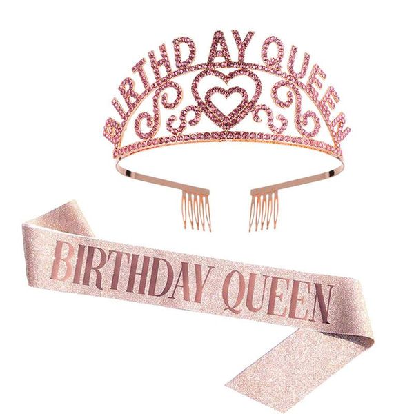 party decoration women silver crystal crown set girls pink gold birthday queen sash anniversary princess tiara kid glitter scarf
party decoration women silver crystal crown set girls pink gold birthday queen sash anniversary princess tiara kid glitter scarf