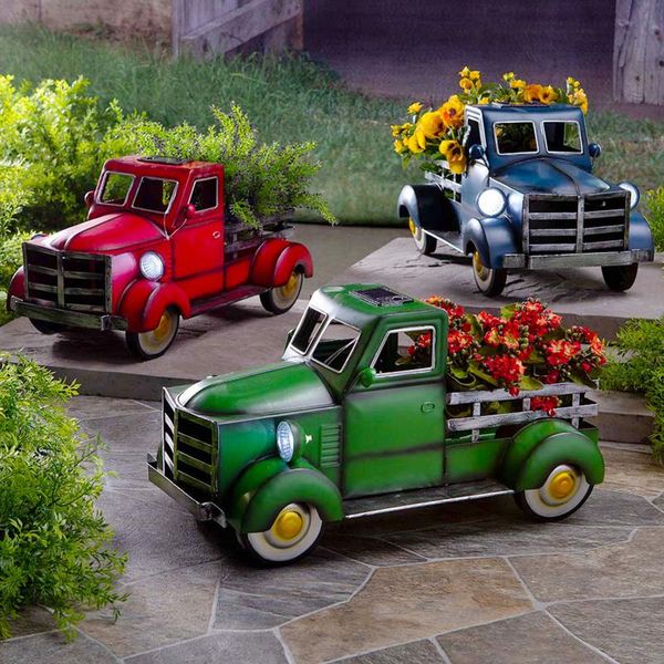 party favor retro style solar pickup truck garden ornaments flower pot with car light yard home decoration outdoor garten gift
party favor retro style solar pickup truck garden ornaments flower pot with car light yard home decoration outdoor garten gift