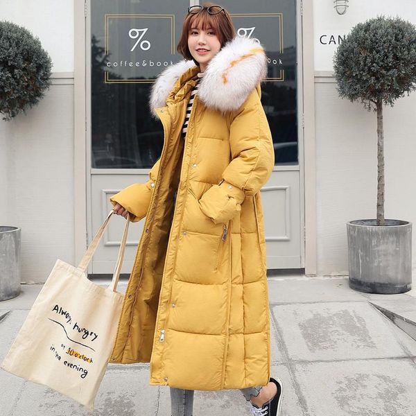 women's trench coats oversize women long parka korean fashion casual winter ladies jacket big fur collar female coat plus size clothes, Tan;black
women's trench coats oversize women long parka korean fashion casual winter ladies jacket big fur collar female coat plus size clothes, Tan;black