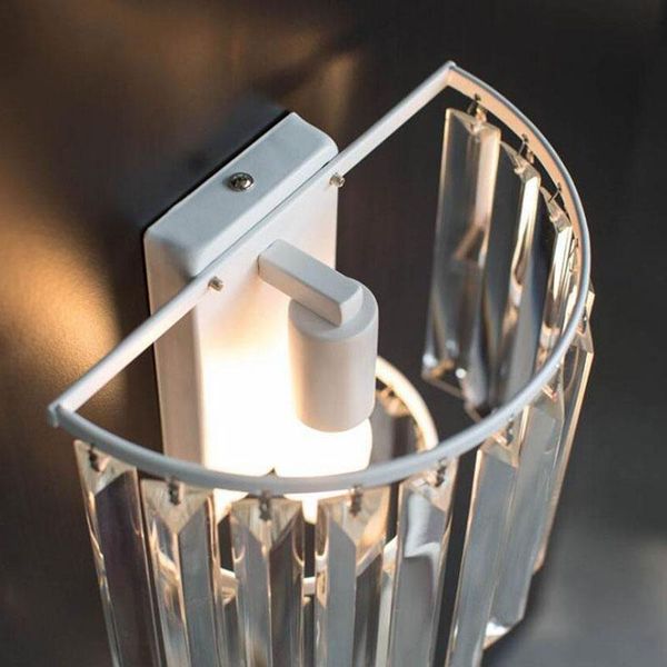 wall lamp modern simple crystal lights white body for home lighting bedroom e14 living room study
wall lamp modern simple crystal lights white body for home lighting bedroom e14 living room study