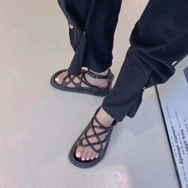 sandals 2021 woman gladiator platform sandal ladies ankle wrap wedge female fashion lace up shoe women non slip women's footwear, Black
sandals 2021 woman gladiator platform sandal ladies ankle wrap wedge female fashion lace up shoe women non slip women's footwear, Black